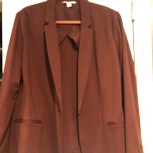 Burgundy Blazer